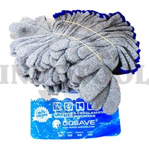 SARUNG TANGAN KATUN, ABU ABU 5 BENANG / SARUNG TANGAN KATUN WARNA ABU ABU GOSAVE