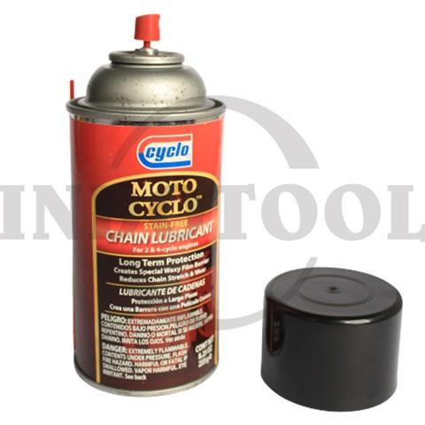 MOTOCYCLO STAIN FREE CHAIN LUBRICANT 8.25oz / PELUMAS RANTAI MOTOR CYCLO