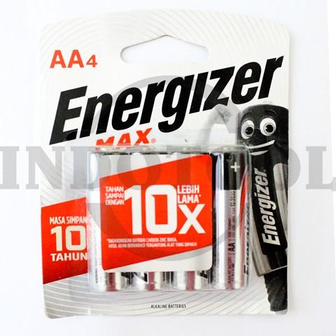 BATTERY ALKALINE MAX E91 AA BP4 MAX / BATERAI / BATRE AA ENERGIZER
