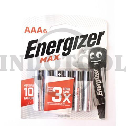 BATTERY ALKALINE MAX E92 AAA BP6 MAX / BATERAI / BATRE AA ENERGIZER