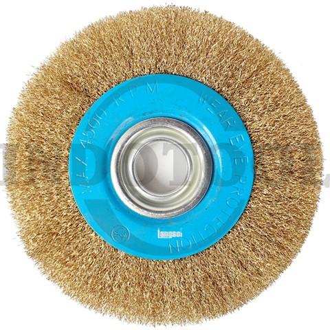 CIRCULAR WIRE BRUSH 4" (100mm x 17mm) / MATA GERINDA SIKAT KAWAT LANGSOL