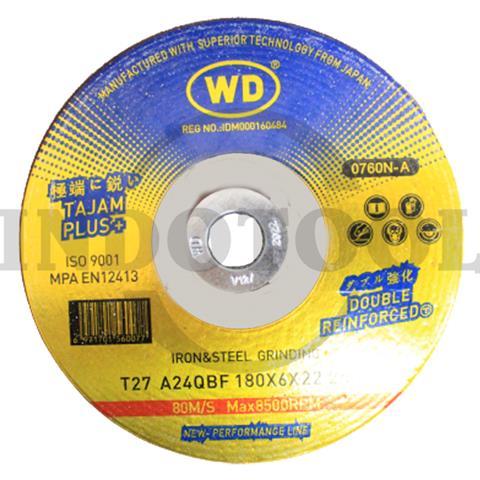 *GRINDING WHEEL 7"x6mm / BATU POLES / MATA GERINDA POLES WD