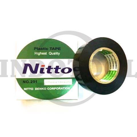 PLASTIC INSULATION TAPE 201, HITAM 3/4" x 20M / ISOLASI LISTRIK HITAM NITTO