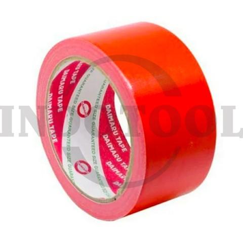 LAKBAN KAIN, MERAH 2", 48mm x 12M / LAKBAN KAIN WARNA MERAH DAIMARU