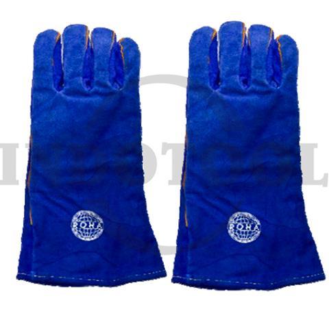 SARUNG TANGAN LAS, KULIT BIRU TFWL01, 14" / SARUNG TANGAN LAS, KULIT WARNA BIRU ROHA