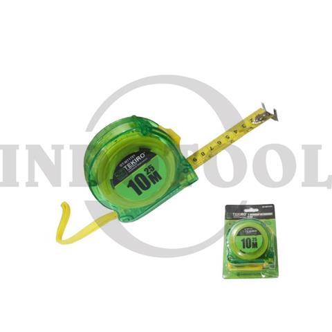 MEASURING TAPE (TRANSPARENT) 10M / METERAN TUKANG, METERAN KARET TEKIRO