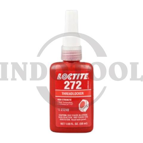 THREADLOCKER - HIGH STRENGTH / HIGH TEMP TYPE 272, RED 50ml / LEM BAUT LOCTITE