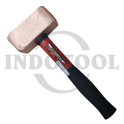 FIBERGLASS HANDLE COPPER HAMMER 2 kg / PALU TEMBAGA GAGANG FIBER MAXPOWER
