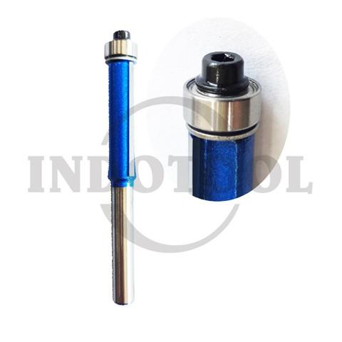 FLUSH TRIM ROUTER BIT WITH BEARING, TWO FLUTES 1/4" x 5/16" / MATA PROFIL / MATA ROUTER LANGSOL