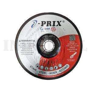 GRINDING WHEEL A36P METAL (RED), 7"  x 6mm / BATU POLES / MATA GERINDA POLES I-PRIX