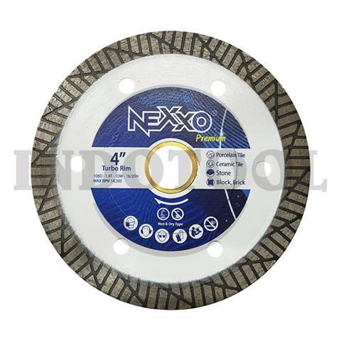 DIAMOND WHEEL WET & DRY, THIN TURBO PREMIUM 4", 1.4T-10W-20H / MATA POTONG KERAMIK TIPE BASAH KERING NEXXO