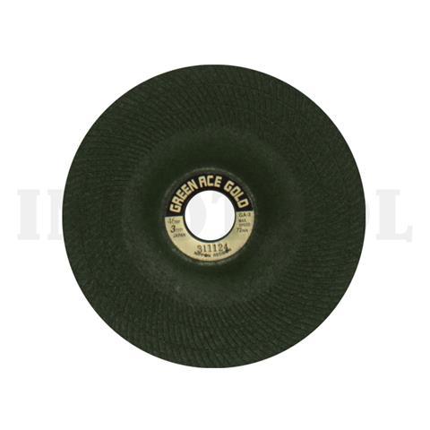 GRINDING WHEEL, GREEN ACE GA-3,#80 4" x 3mm / BATU GERINDA HIJAU NIPPON RESIBON