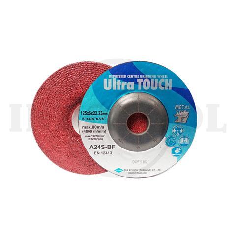 ULTRA TOUCH GRINDING A-24S, 5" x 6mm / BATU POLES, MATA GERINDA ULTRA