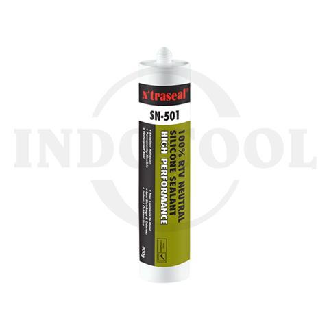 S-N501 NEUTRAL SILICONE SEALANT (WHITE) 300gr / S-N501  LEM SILIKON NETRAL (PUTIH) XTRASEAL