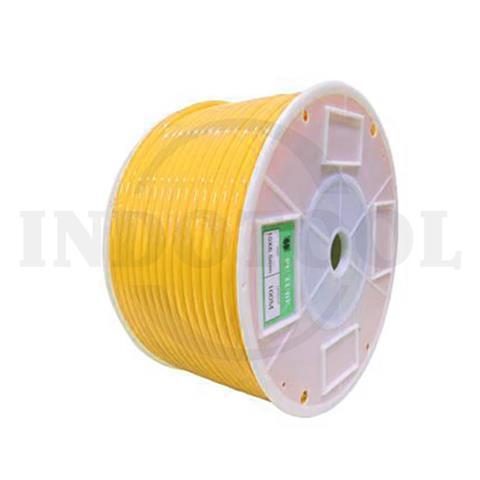 PU BRAID TUBE HOSE, YELLOW 6.5mm x 10.0mm / SELANG ANGIN DAN AIR , KUNING SHPI