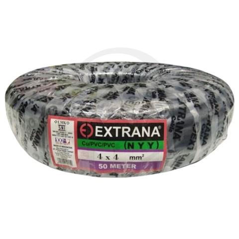 50M KABEL LISTRIK NYY 4 x 4mm2 / 50 METER KABEL LISTRIK NYY EXTRANA