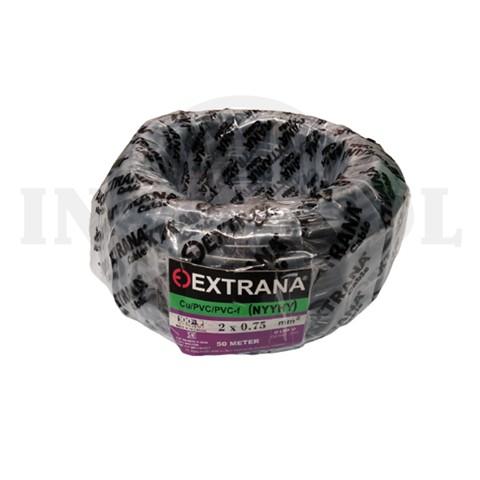 50M KABEL LISTRIK NYYHY 2 x 0.75mm2 / KABEL LISTRIK 50 METER EXTRANA