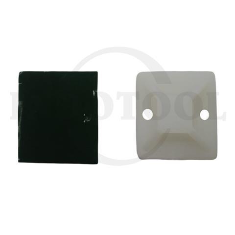 100 PCS TIE MOUNTS 25 x 25mm / 100 PCS DUDUKAN KABEL FORT