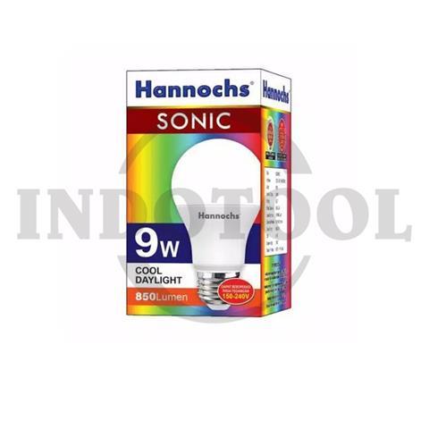 LED LAMP SONIC, WHITE 9W / LAMPU LED HANNOCHS