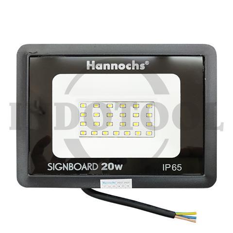 LED FLOOD LIGHT SIGNBOARD, WHITE 20W / LAMPU SOROT TEMBAK PUTIH HANNOCHS