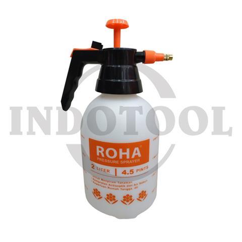 PRESSURE SPRAYER 2L, 4.5 PINTS / BOTTLE SPRAYER, BOTOL SEMPROTAN SPRAY MANUAL ROHA