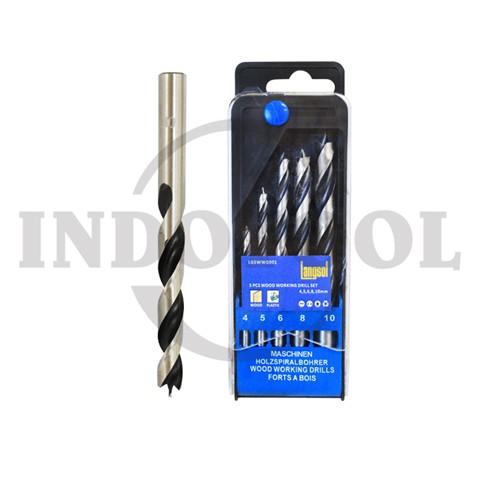 5 PCS WOOD WORKING DRILL SET 4,5,6,8,10mm / 6 PCS MATA BOR KAYU SET LANGSOL