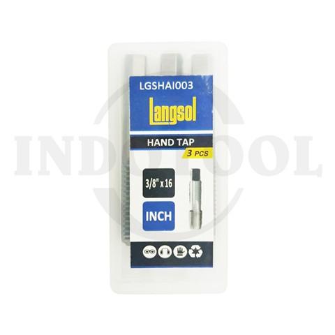 3 PCS HAND TAP, INCH 3/8" x 16 / 3 PCS MATA BOR PEMBUAT DRAT LANGSOL