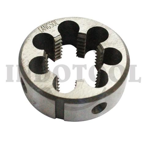 ROUND DIES (1-1/2" BODY) BSP, INCH 3/8" x 19 / MATA SENAI (1-1/2" BODY) BSP, INCH LANGSOL