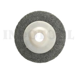 NON WOVEN WHEEL PAD, GREY 4'' x 12 x 16 mm, #180 / GERINDA POLES, ABU ABU ROHA