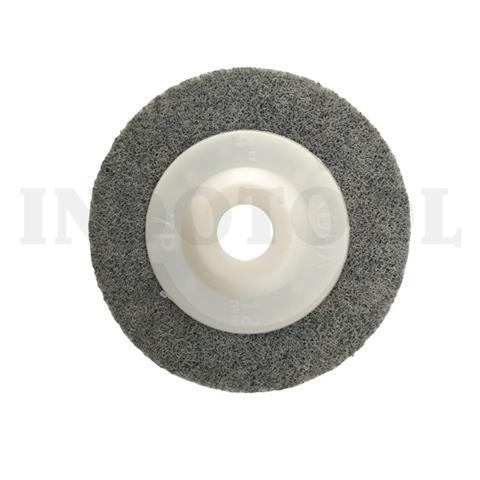 NON WOVEN WHEEL PAD, GREY 4'' x 12 x 16 mm, #180 / GERINDA POLES, ABU ABU ROHA
