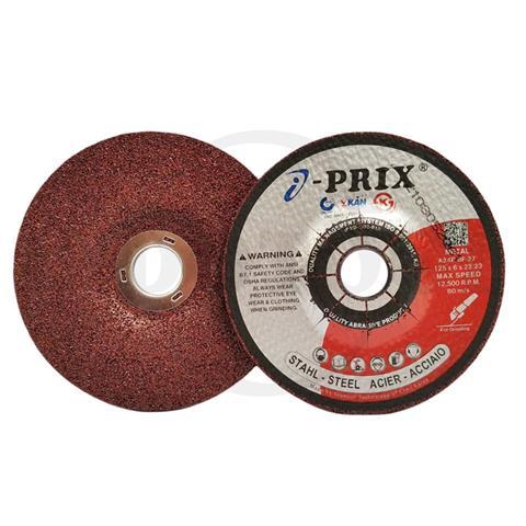 GRINDING WHEEL A24R METAL (RED), 5" x 6mm x 22.23mm / BATU POLES / MATA GERINDA POLES I-PRIX