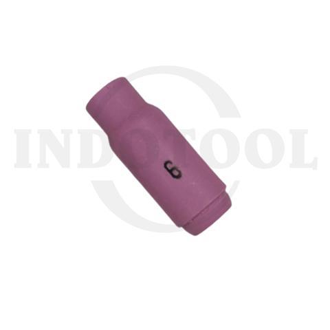 TIG TORCH ACCESSORIES CERAMIC NOZZLE NO. 6, 10N48 WP17 / KERAMIK ARGON STAHLWERK
