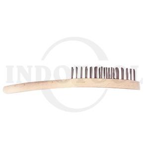 SIKAT KAWAT BESI 290mm x 40mm / STEEL WIRE HAND BRUSH ROHA