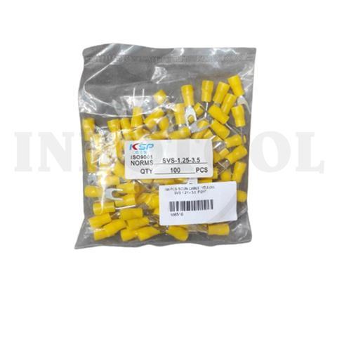 100 PCS SCUN CABLE, YELLOW SVS 1.25 - 3.5 / 100 PCS SKUN GARPU / SKUN Y - KUNING FORT