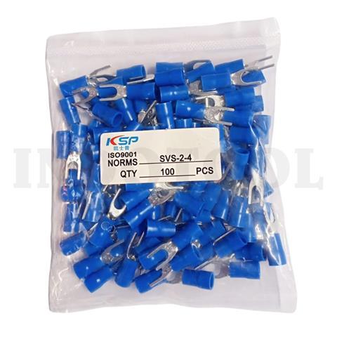100 PCS SCUN CABLE, BLUE SVS 2 -4 / 100 PCS SKUN GARPU / SKUN Y - BLUE FORT
