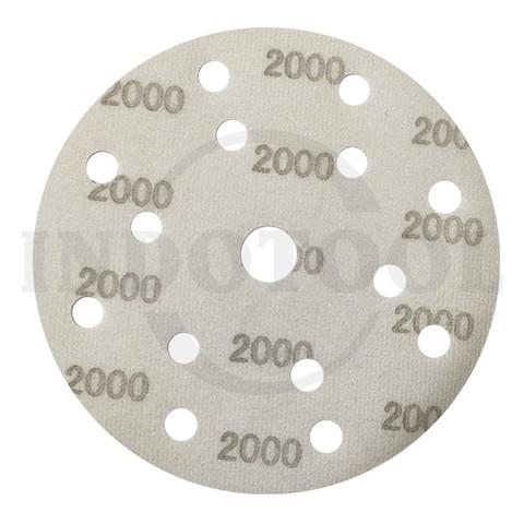 ASSILEX DISC (15 HOLES), GREEN 6" (152mm), K-2000 / AMPLAS ASSILEX 6 INCH 15 LUBANG HIJAU - K2000 LANGSOL LANGSOL