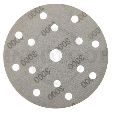 ASSILEX DISC (15 HOLES), BLACK 6" (152mm), K-3000 / AMPLASS ASSILEX 6 INCH 15 LUBANG HITAM - K3000 LANGSOL LANGSOL