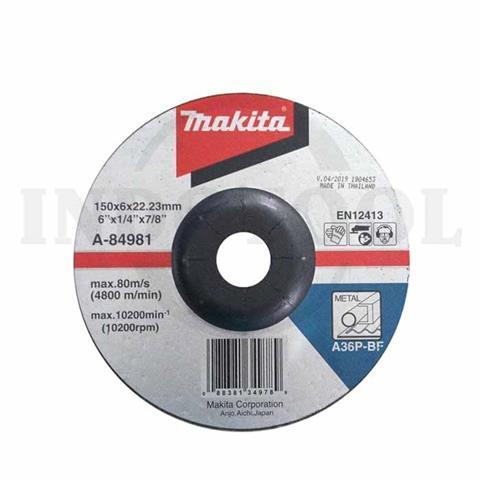 GRINDING WHEEL 6" x 6mm, A-83858 / BATU POLES / MATA GERINDA POLES MAKITA