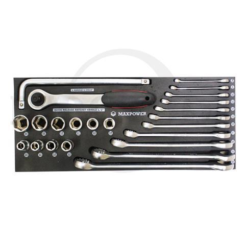 23 PCS TOOL TRAY FOR YAMAHA MOTORCYCLE / 23 PCS PERALATAN UNTUK MOTOR YAMAHA MAXPOWER