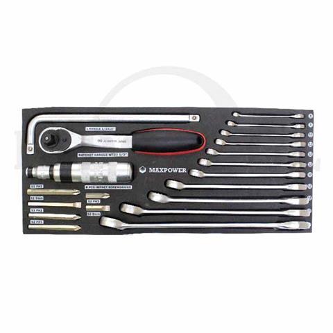 21 PCS TOOL TRAY FOR HONDA MOTORCYCLE / 21 PCS PERALATAN UNTUK MOTOR YAMAHA MAXPOWER
