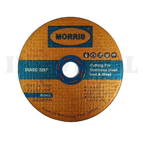 CUTTING WHEEL, STEEL A30Q5, 4" x 1.2mm / RODA POLES MORRIS