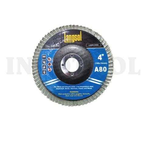 FLAP DISC 4" (100 x 16mm) A80, 72LVS / MATA GERINDA / AMPLAS SUSUN LANGSOL