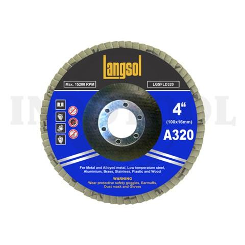 FLAP DISC 4" (100 x 16mm) A100, 72LVS / MATA GERINDA / AMPLAS SUSUN LANGSOL