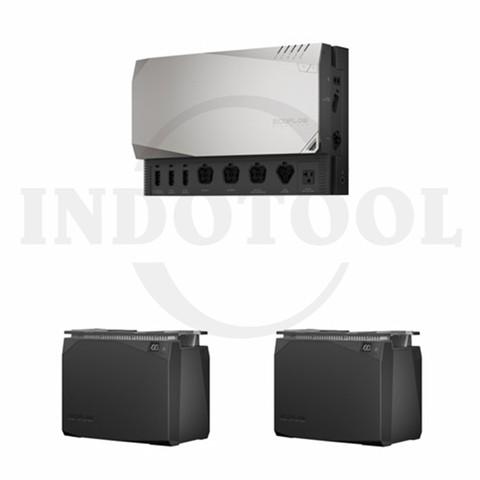 POWER KIT 2kWh COMBO - TWO BATTERY POWER HUB 4000Wh LFP Battery / PENGISI DAYA- DUA BATERAI ECOFLOW