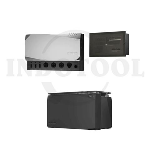 POWER KIT 5kWh COMBO - ONE BATTERY POWER HUB 5000Wh LFP Battery / PENGISI DAYA- SATU BATERAI ECOFLOW