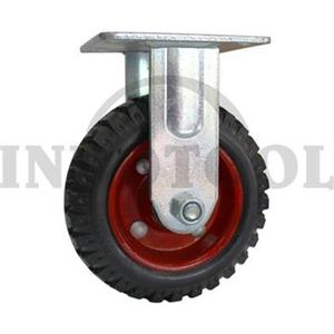 RUBBER CASTER, RIBBED, FIXED 10" (250x55mm), 250kg / RODA TROLI RUBBER - MATI ROHA