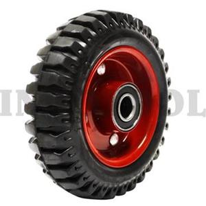 RUBBER CASTER RIBBED SINGLE WHEEL 10”, 250kg / RODA GEROBAK / RODA TROLI ROHA