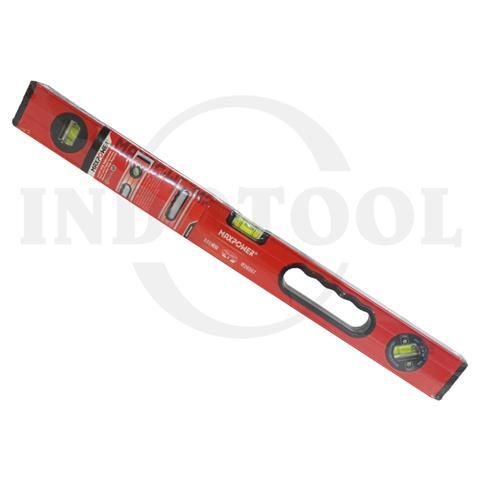 MAGNETIC LEVEL WITH ADJUSTABLE VIAL 24" / MAGNET ALUMINIUM MAXPOWER
