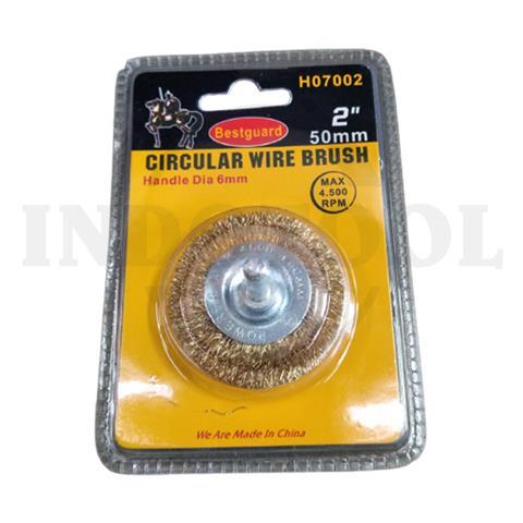 CIRCULAR WIRE BRUSH 2" / SIKAT KAWAT BEST GUARD