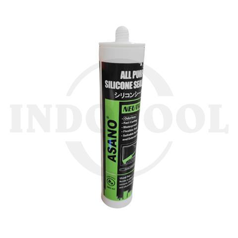 NEUTRAL SEALANT, CLEAR 300ml / LEM KACA SILIKON NETRAL, BENING ASANO